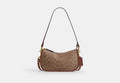COACH® Women's Bolso Waverly En Lona De Firma en Beige | Pvc