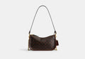 COACH® Women's Bolso Waverly En Lona De Firma en Castaño | Pvc