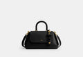 COACH® Women's Bolso Holgado Con Asa Superior Rogue en Negro | Cuir