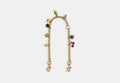 COACH® Women's Correa De Cadena Con Charms en Amarillo | Métal