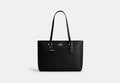 COACH® Women's Bolso Tote Station en Negro | Cuir