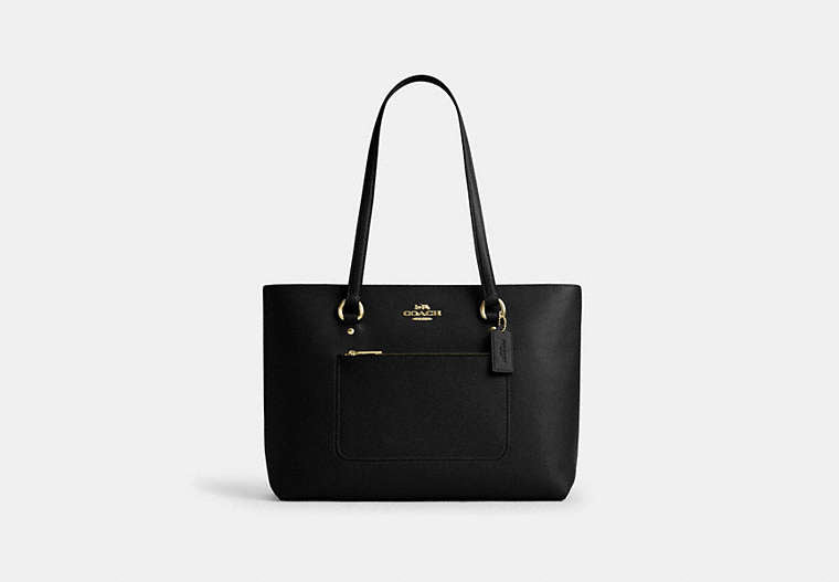 COACH® Women's Bolso Tote Station en Negro | Cuir