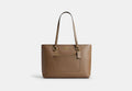 COACH® Women's Bolso Tote Station en Castaño | Cuir