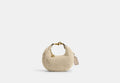 COACH® Women's Bolso Jonie De Borrego en Beige | Cuir