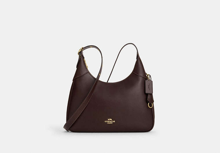 COACH® Women's Bolso De Hombro Bella en Castaño | Cuir