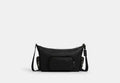 COACH® Men's Bolso Cruzado Finn Con Bolsillos en Negro | Cuir