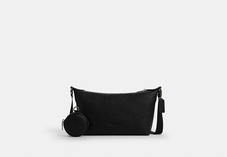 COACH® Men's Bolso Cruzado Finn Pequeño Con Bolsa en Negro | Cuir