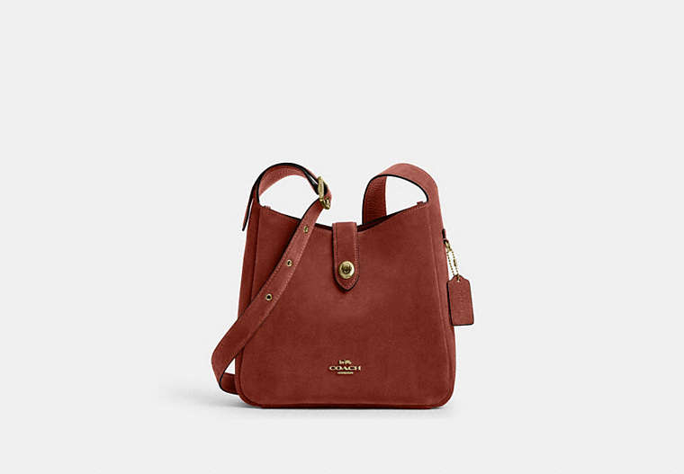 COACH® Women's Bolso Cruzado Convertible Hadley en Castaño | Cuir