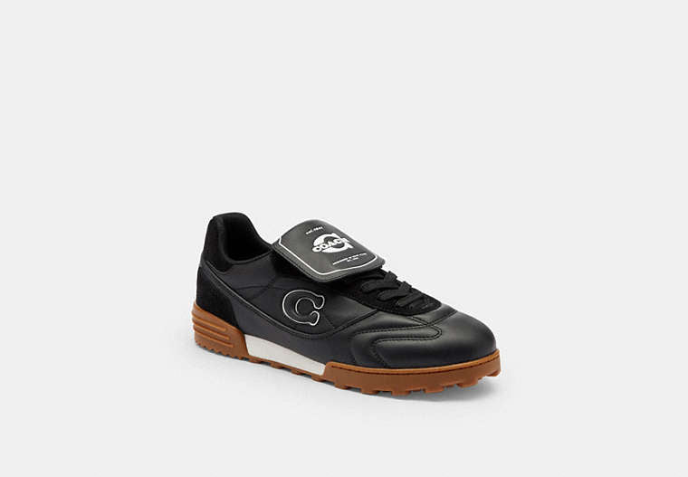 COACH® Men's Zapatillas Deportivas Match en Negro, Talla 11 | Matières Mélangées