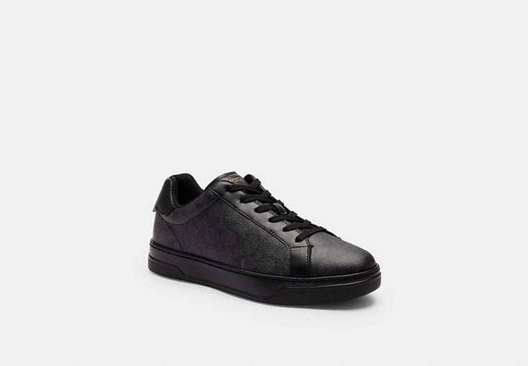 COACH® Men's Zapatilla Deportiva Tipo Bota En Lona De Firma, Talla 11