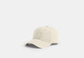 COACH® Unisex Gorra De Béisbol Con Parche De Firma en Blanco | Coton