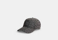 COACH® Unisex Gorra De Béisbol De Jacquard De Firma en Gris | Coton
