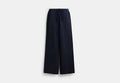 COACH® Men's Pantalones De Chándal De Pernera Recta Teñidos En Prenda en Azul, Talla Mediano