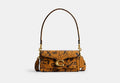 COACH® Women's Bolso De Hombro Tabby 20 Con Estampado De Grafiti en Castaño | Cuir