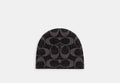 COACH® Unisex Gorro De Punto De Firma Maxi en Negro