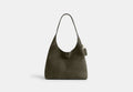 COACH® Women's Bolso De Hombro Brooklyn 34 en Verde | Cuir