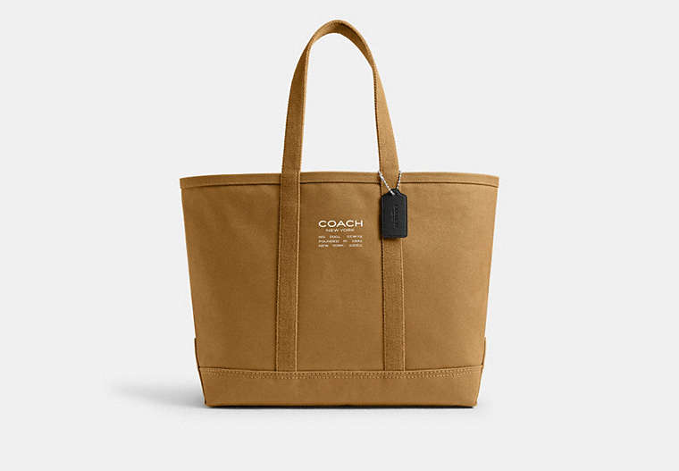 COACH® Men's Utility Tote en Castaño | Toile