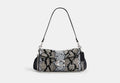 COACH® Women's Bolso De Hombro Tabby 26 Con Serpiente De Cuentas en Negro | Cuir