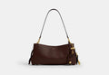 COACH® Women's Bolso Rogue 34 en Castaño | Cuir
