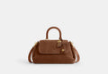 COACH® Women's Bolso Holgado Con Asa Superior Rogue en Castaño | Cuir