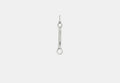 COACH® Women's Pendiente único De Llave De Apriete en Gris | Métal