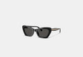 COACH® Women's Gafas De Sol Tipo Ojos De Gata De Alambre en Negro