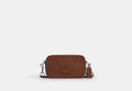 COACH® Men's Bolso Cruzado Wyatt De Piel De Firma en Castaño | Cuir