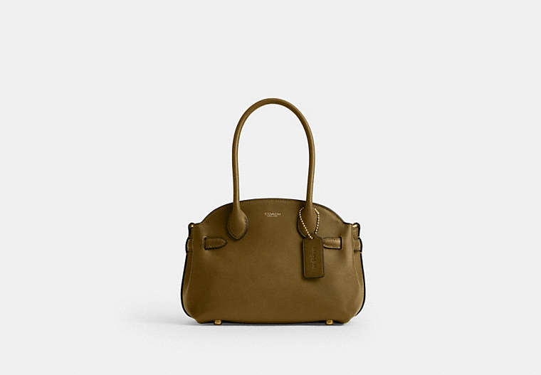 COACH® Women's Bolso Empire 21 Suave en Verde | Cuir
