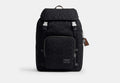 COACH® Men's Mochila Logan En Nylon De Firma en Negro