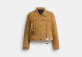 COACH® Women's Chaqueta De Ante Con Correa Coach | Brain Dead en Beige, Talla Mediano