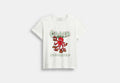 COACH® Women's Camiseta De Los 90 Octopus Coach | Brain Dead en Blanco, Talla Mediano