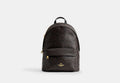 COACH® Women's Mochila Pequeña Taylor En Lona De Firma en Beige | Pvc