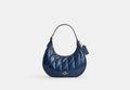 COACH® Women's Bolso De Hombro Emily Con Acolchado en Azul | Cuir