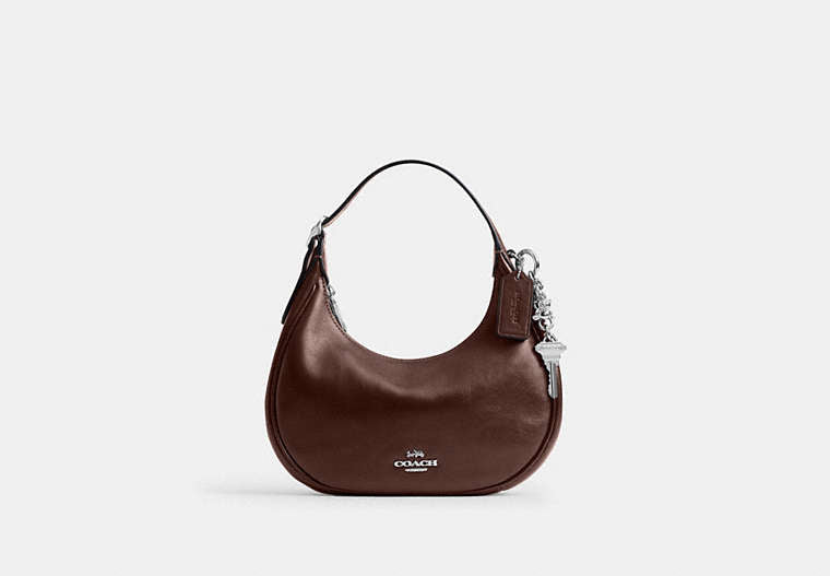 COACH® Women's Bolso De Hombro Emily en Castaño | Cuir