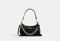 COACH® Women's Bolso De Hombro Teri Con Acolchado en Negro | Cuir