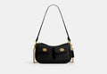 COACH® Women's Bolso Twin Turnlock Waverly en Negro | Cuir