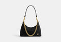COACH® Women's Bolso De Hombro Juliet 25 Con Acolchado en Negro | Cuir