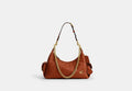 COACH® Women's Bolso Pocket Juliet 30 Con Acolchado en Castaño | Cuir