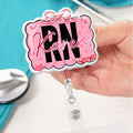 Personalizado arco en forma de nube de acrílico Insignia Carrete con el nombre y título de trabajo Apreciación de la enfermera Semana de San Valentín Regalo para el personal médico de la enfermera del