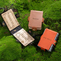 Tablero de Cribbage Personalizado Portátil con Nombre Grabado y Clavijas Metálicas Camping Actividades al Aire Libre Regalo de Cumpleaños para los Amantes del Cribbage