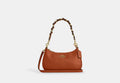 COACH® Women's Teri Shoulder Bag en Castaño | Cuir