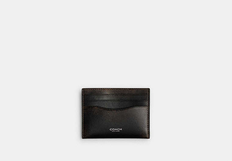 COACH® Men's Tarjetero De Piel Exquisita | Cuir