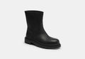 COACH® Men's Botas De Trabajo en Negro, Talla 11 | Cuir