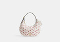 COACH® Women's Bolso De Hombro Emily Con Estampado De Cerezas en Blanco | Cuir