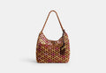 COACH® Women's Bolso De Hombro Brooklyn 28 Con Cuentas De Madera en Castaño | Autre