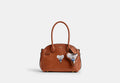 COACH® Women's Bolso Empire 21 Con Ratón Kachi Y Charm Coach | Brain Dead en Castaño | Cuir