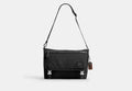 COACH® Men's Bolso Messenger Lane De Nailon De Firma en Negro | Nylon