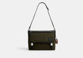 COACH® Men's Bolso Messenger Lane De Nailon De Firma en Verde | Nylon