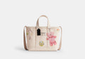 COACH® Men's Bolso Tote Utility 27 Con Estampado De Bocetos en Beige | Toile
