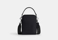 COACH® Men's Bolso Cruzado Tristan 14 en Negro | Cuir
